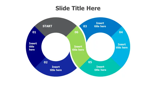 6-Step Infinity Process Flow Diagram | PPT Design