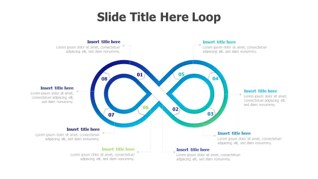 8-Step Infinity Loop Process Diagram — Alternaâ€¦ | PPT Design