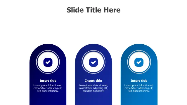 Three Column Rounded Tab Layout | Multipurpose | PPT Design