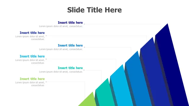 6-Level Growth Pyramid Infographic | Pyramid | PPT Design