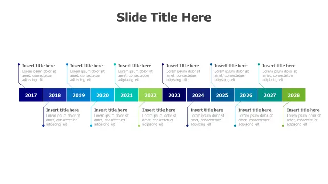 12 Year Business Milestone Timeline | Timeline | PPT Design