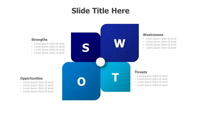 SWOT Analysis Puzzle Matrix Infographic | SWOT | PPT Design