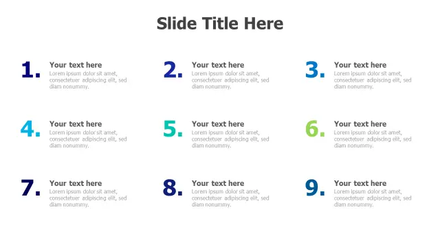 100+ Free Numbering PowerPoint Templates | PPT Design