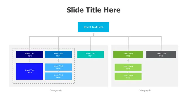 Two-Category Comparison Matrix Layout | PPT Design