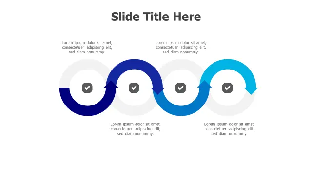 Circular Process Flow Arrows Infographic | PPT Design