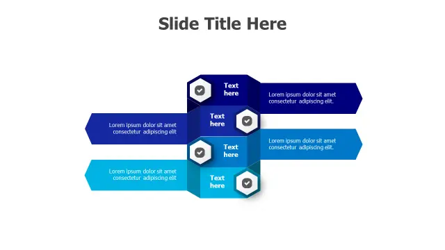 4-Step Chevron Arrow Process Flow | Arrows | PPT Design