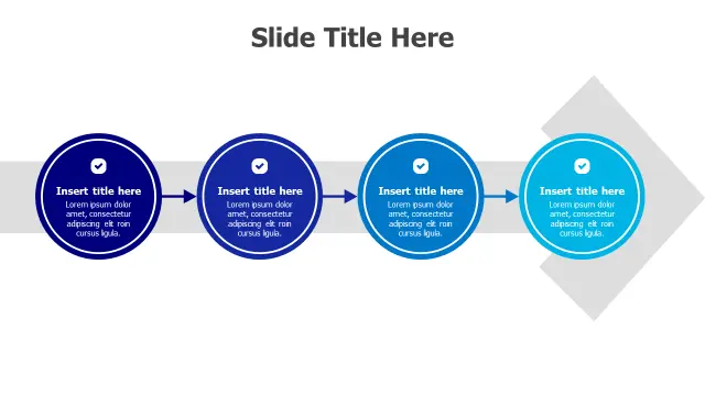 4-Step Circular Process Flow Diagram — Modern â€¦ | PPT Design