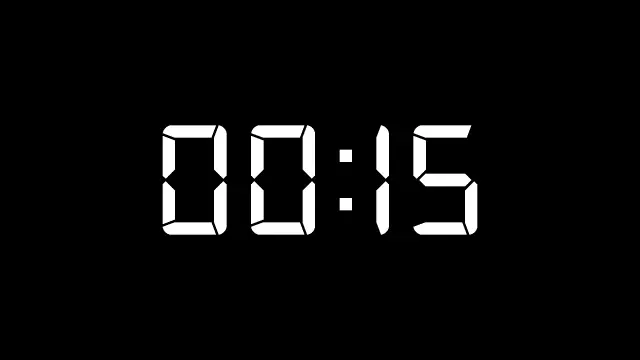 Digital Clock Countdown Timer Display | Timer | PPT Design
