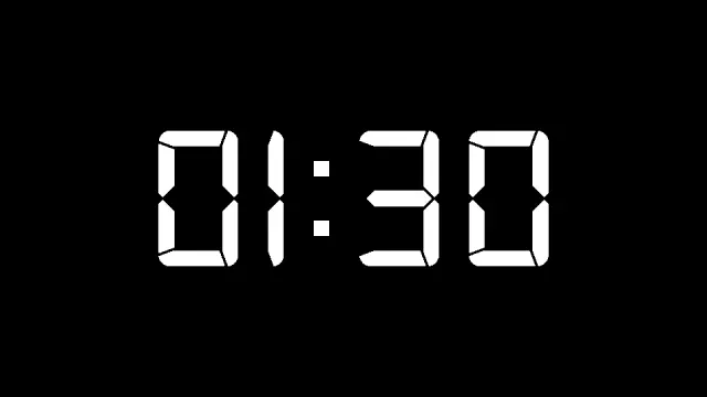 Digital Clock 90 Second Countdown Timer | Timer | PPT Design