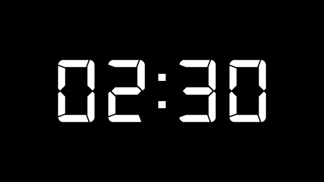 Digital Clock 2m30s Countdown Timer | Timer | PPT Design