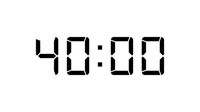 Digital Clock 40 Minute Countdown Timer | Timer | PPT Design