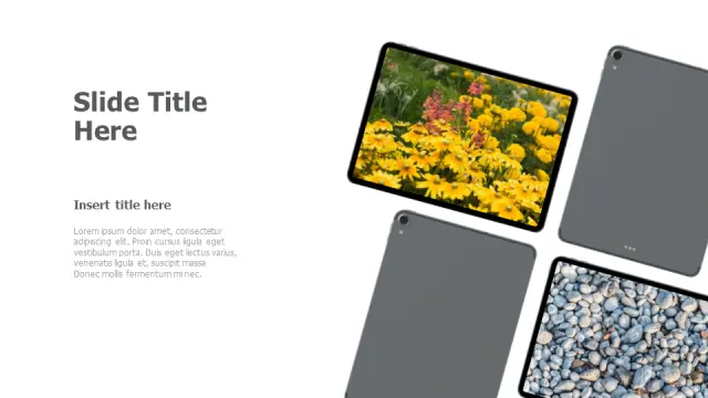 Dual iPad Showcase Presentation Layout | PPT Design