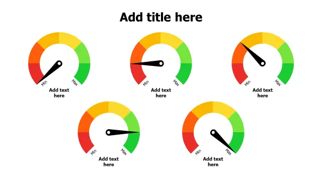 Multi-Level Speedometer Gauge Collection | PPT Design