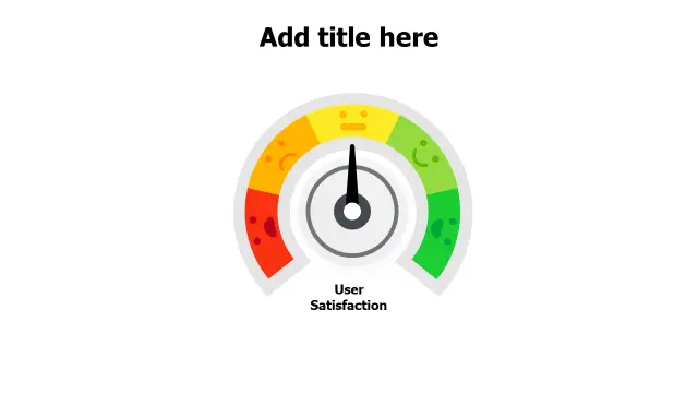 User Satisfaction Semicircle Gauge Dashboard —â€¦ | PPT Design