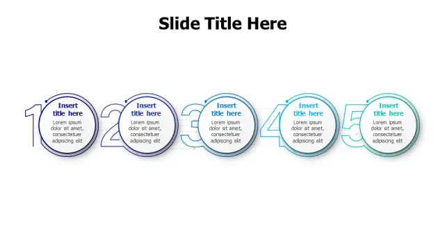 5-Step Circular Process Flow Infographic — Altâ€¦ | PPT Design
