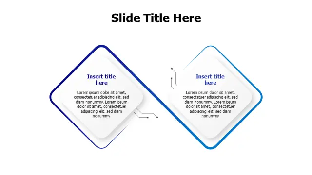 Two Point Diamond Shape Comparison Layout