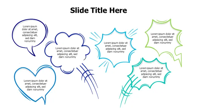 Comic Style Speech Bubbles Collection — Alternâ€¦ | PPT Design