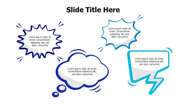 Hand-Drawn Speech Bubble Collection | PPT Design