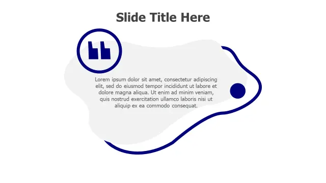 Speech Bubble Quote Callout Layout — Alternateâ€¦ | PPT Design
