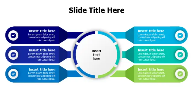 Six Branch Central Hub Process Diagram — Alterâ€¦ | PPT Design