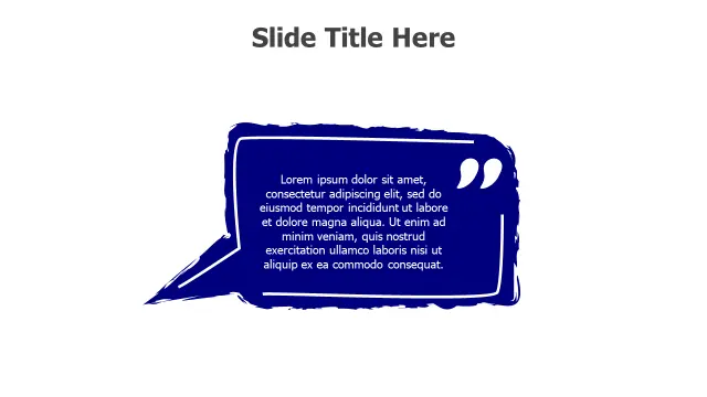 Speech Bubble Quote Infographic Template — Altâ€¦ | PPT Design