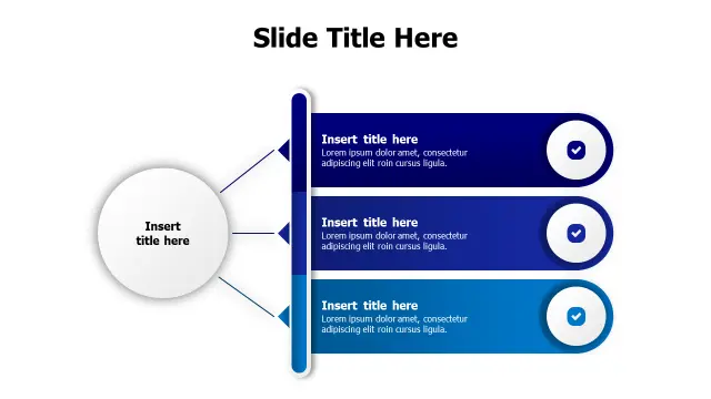 Three Branch Hub Infographic Layout | Branching | PPT Design