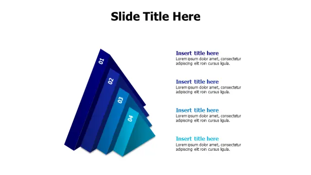 4-Level Pyramid Growth Infographic Template | PPT Design