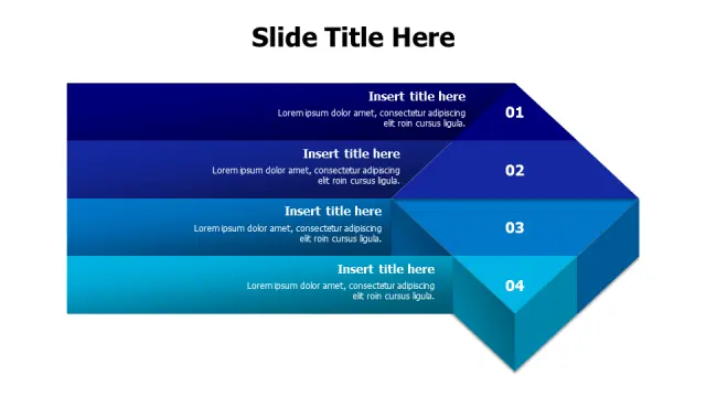 Four Step Arrow Process Infographic — Alternatâ€¦ | PPT Design