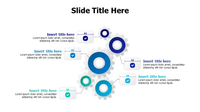 Five Point Circular Gears Process Flow | PPT Design