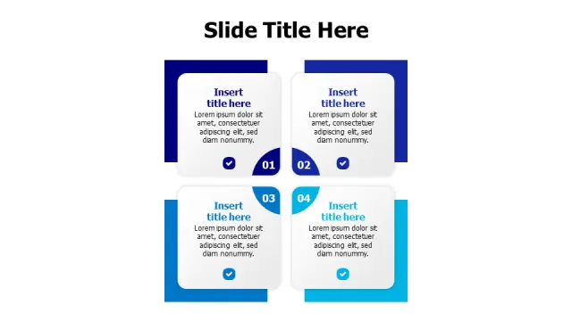 Four Section Matrix Infographic Layout | Matrix | PPT Design