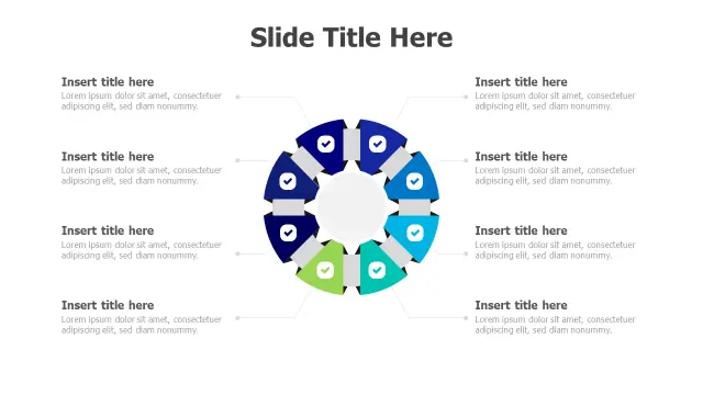 8-Step Circular Process Infographic | Round | PPT Design