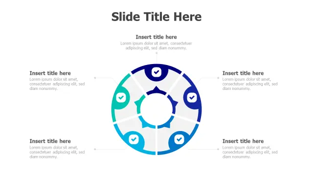 Five Step Circular Process Infographic — Alterâ€¦ | PPT Design