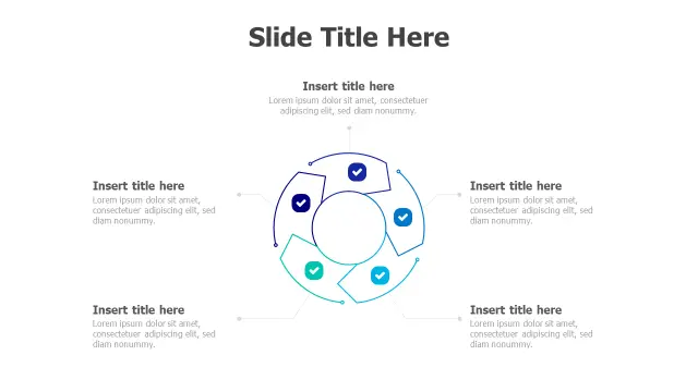 5-Step Circular Process Flow Diagram — Alterna… | PPT Design