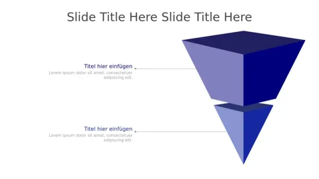 Zwei-Phasen-Umgekehrtes 3D-Trichterdiagramm | PPT Design