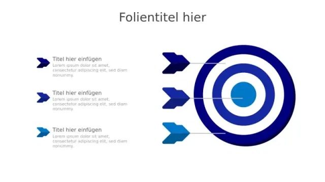 Drei Pfeil Ziel Zielerreichung Diagramm | Ziele | PPT Design