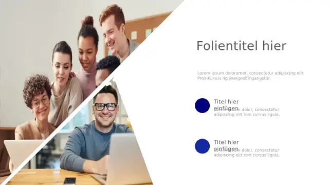 Diagonal Split Triangle Image Layout | PPT Design