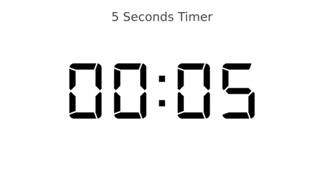 Digitaler Display 5-Sekunden Countdown Timer | PPT Design