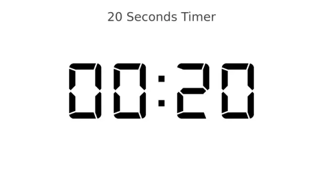 Digitaler 20-Sekunden Countdown Timer | Timer | PPT Design