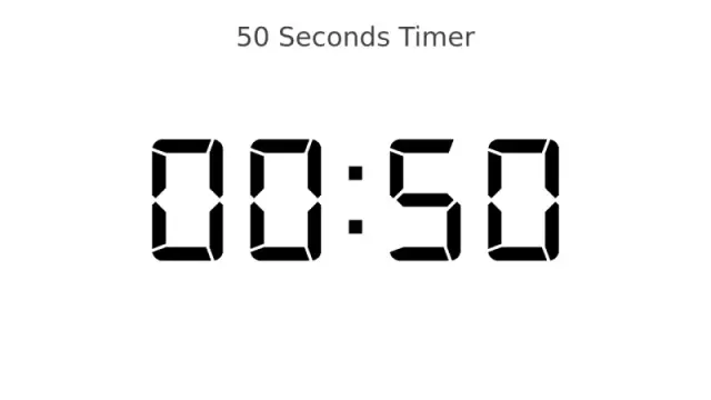 Digitaler LCD 50 Sekunden Countdown Timer | PPT Design