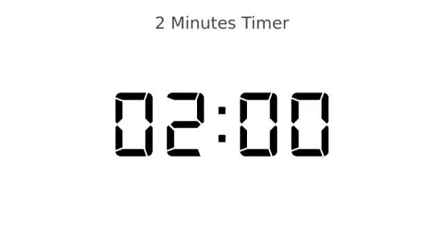 Digitaler LCD-Zwei-Minuten-Countdown-Timer | PPT Design
