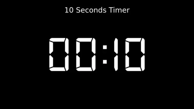 Digitaler 10-Sekunden-Countdown-Timer | Timer | PPT Design