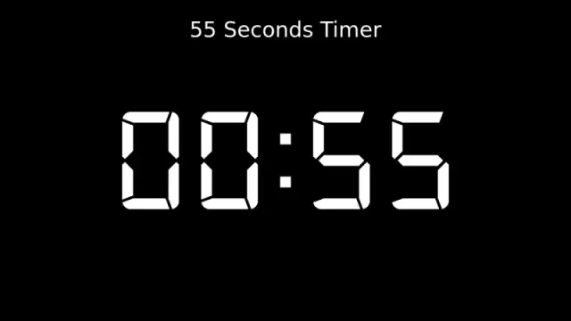 55 Sekunden Digitaler Countdown-Timer | Timer | PPT Design