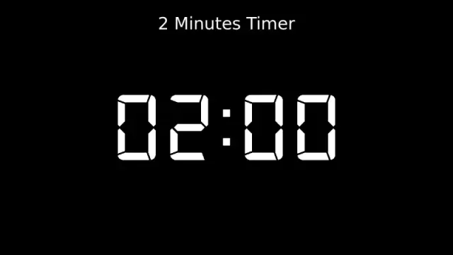 Digitaler LCD 2 Minuten Countdown-Timer | Timer | PPT Design