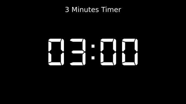Digitaler 3-Minuten Countdown-Timer | Timer | PPT Design