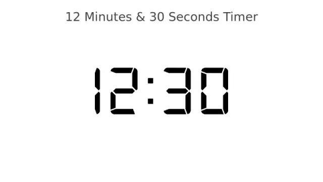 Digitaler 12:30 Countdown-Timer | Timer | PPT Design