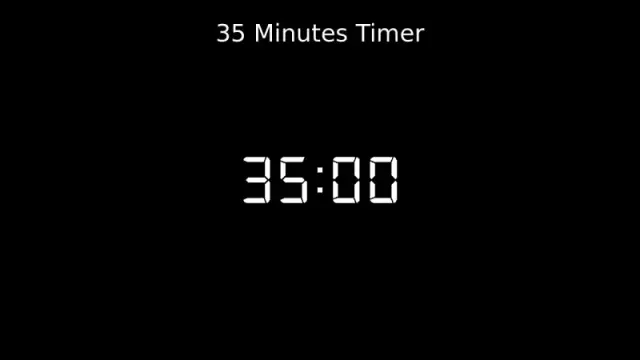 Digitaler 35-Minuten Countdown-Timer | Timer | PPT Design