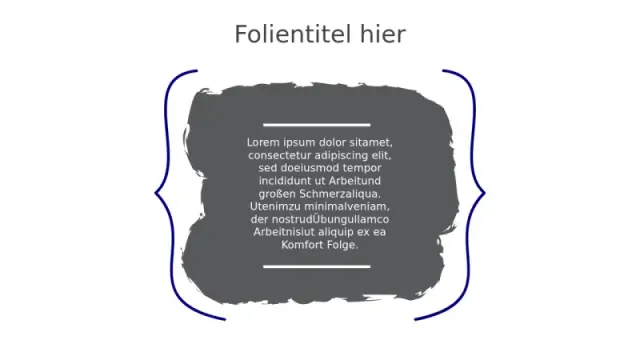Klammer Zitat Textblock Layout | Quotes | PPT Design