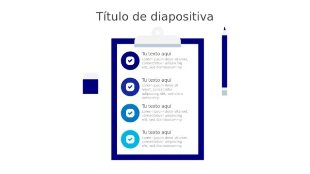 Diseño de Cuaderno de Checklist de 4 Puntos