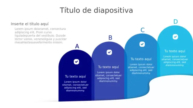 Diseño de Infografía de Crecimiento Progresivo de 4 Pasos