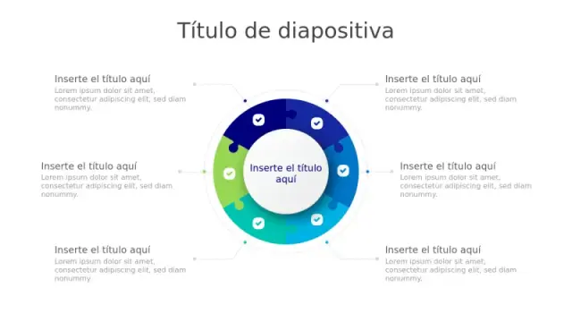 Plantilla Infográfica de Rompecabezas Circular de Seis Secciones